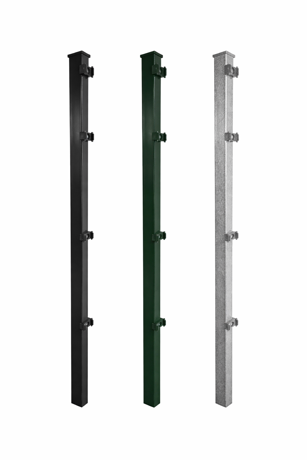 Doppelstabmattenzaun Komplettset